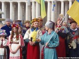 Украинцы Канады собрали свой Евромайдан на Ниагарская водопаде
