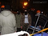 Львовяне пришли на Евромайдан в касках и марлевых повязках