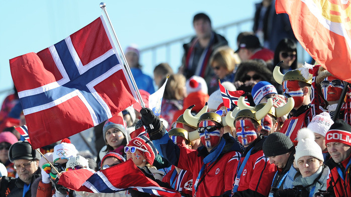 Норвежские спортсмены сполна платят своим болельщикам за поддержку