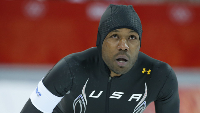 Американский конькобежец Шэни Дэвис