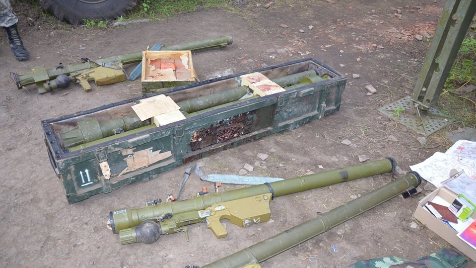У боевиков изъяли арсенал оружия