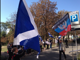 Сепаратисты в Донецке устроили митинг за независимость Шотландии
