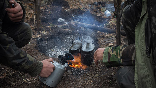Будни украинских солдат.