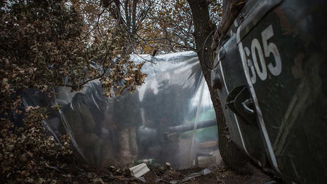 Будни украинских солдат.