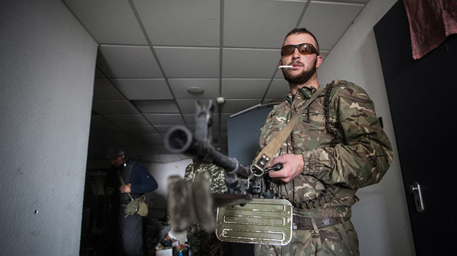 Будни украинских солдат.