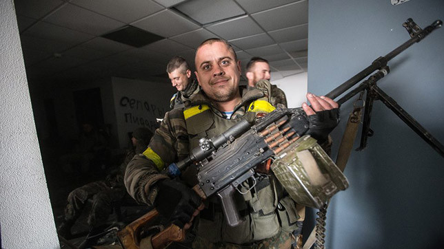 Будни украинских солдат.