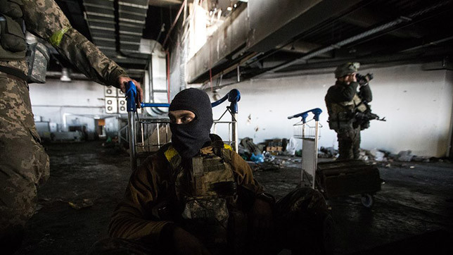 Будни украинских солдат.