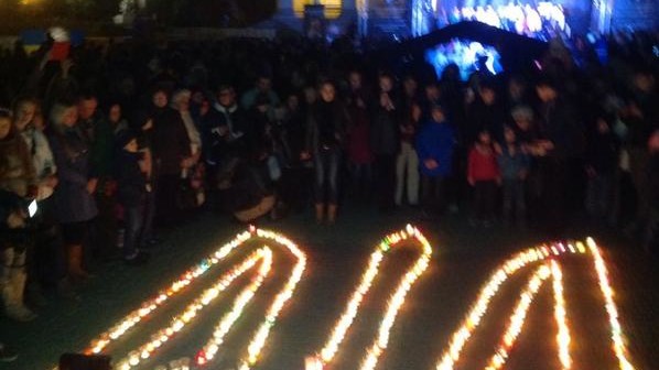 Акция: "Украина - это я". Тернополь