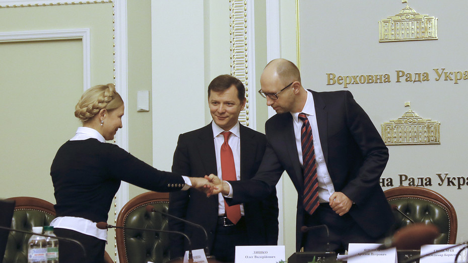 Подписание коалиционного соглашения. Фото: пресс-служба "Батькищины"