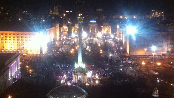 Святкування річниці Майдану, Київ, 21 листопада