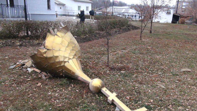 Артобстрел длился несколько часов.