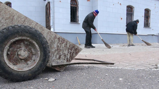 Артобстрел длился несколько часов.