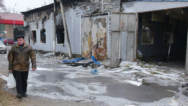 Артобстрел длился несколько часов.