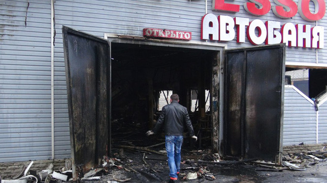 Артобстрел длился несколько часов.