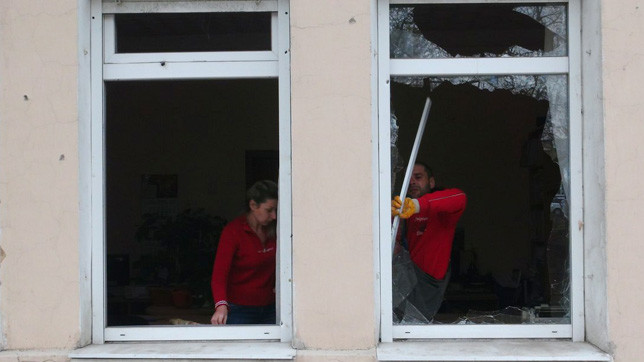 Артобстрел длился несколько часов.