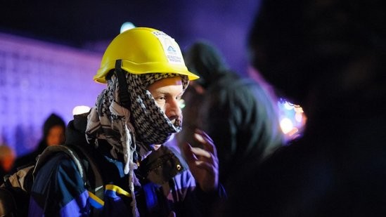 За полчаса до разгона Евромайдана.