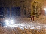Снежная стихия парализовала автомобилистов.