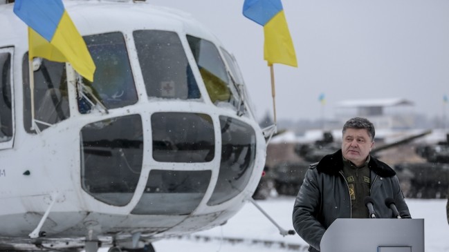 Порошенко: Теперь нам есть, чем защищать украинскую землю