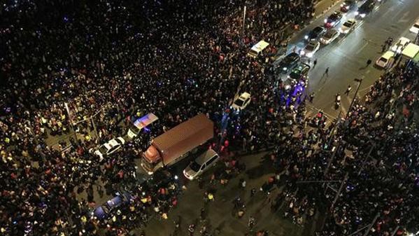 Шанхай, новогодняя "давка" (Shanghai stampede), 31 декабря