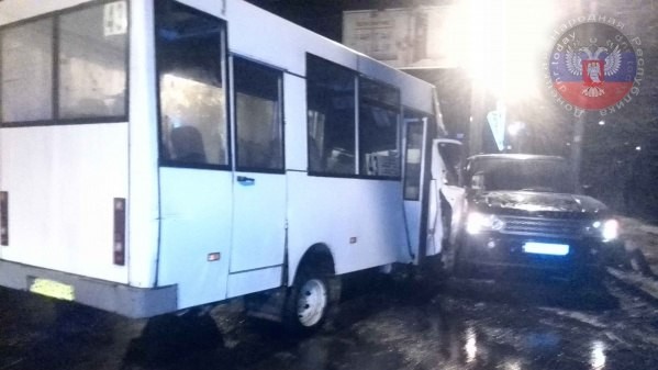 Авария с участием "ДНР", 11 января, Донецк