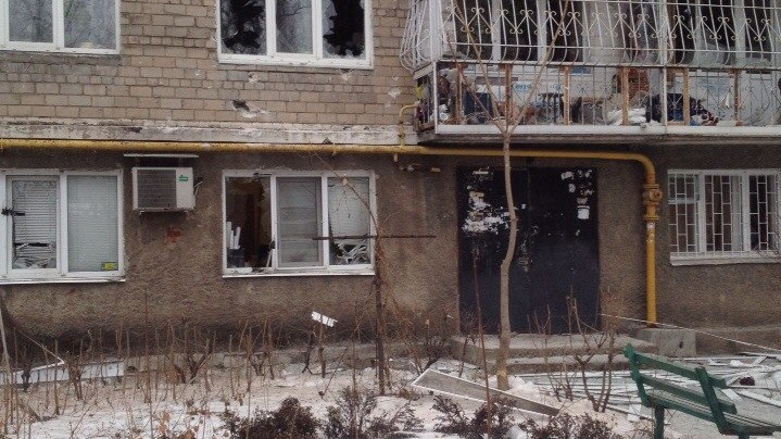 Центр Донецька зазнав артудару