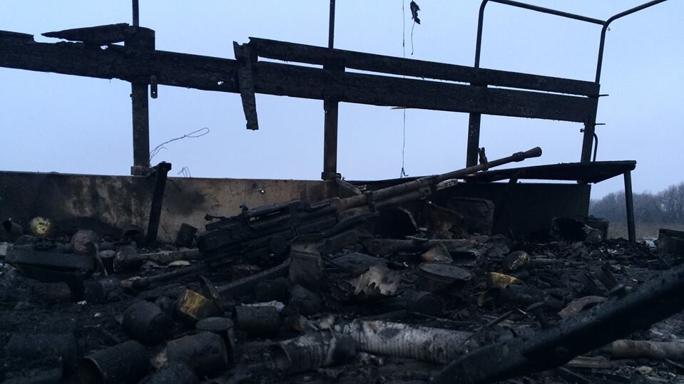 Разгром боевиков возле донецкого аэропорта