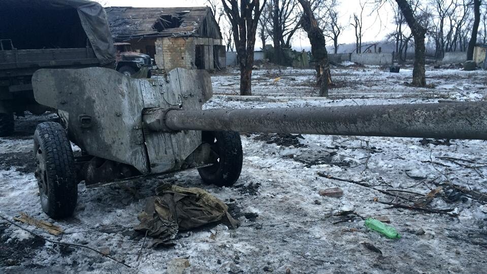 Разгром боевиков возле донецкого аэропорта