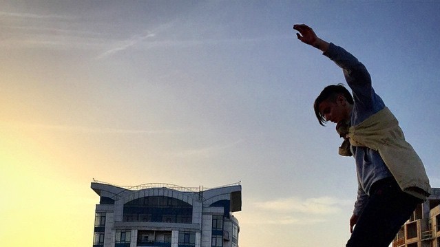 Страх высоты у Александры Киевской напрочь отсутствует.