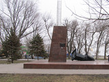 Пам'ятник Леніну в Бердянську пал