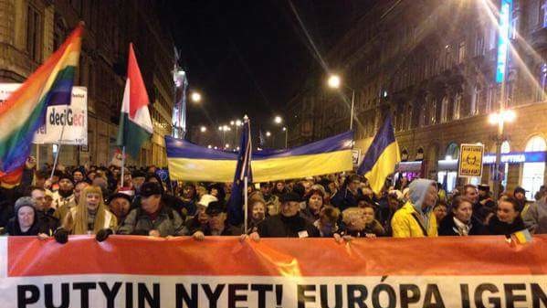 Угорці протестують проти приїзду Путіна