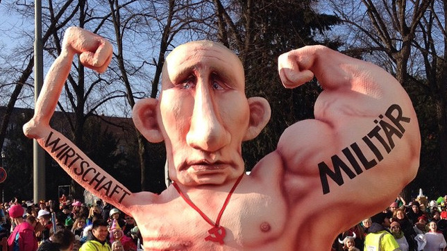 Путин снова стал объектом политической сатиры в Европе.