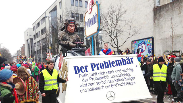 Путин снова стал объектом политической сатиры в Европе.