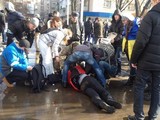 В Харькове произошел взрыв во время мирного митинга