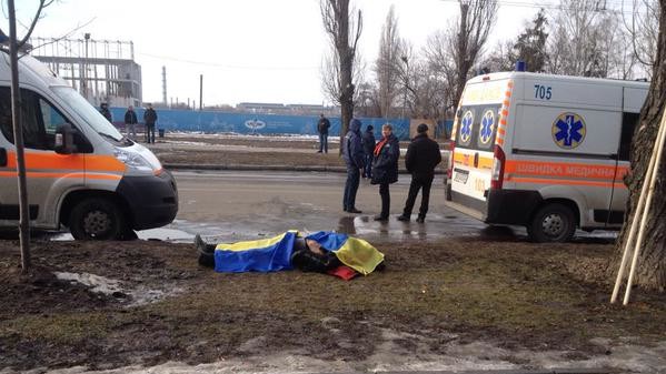 В Харькове произошел взрыв во время мирного митинга