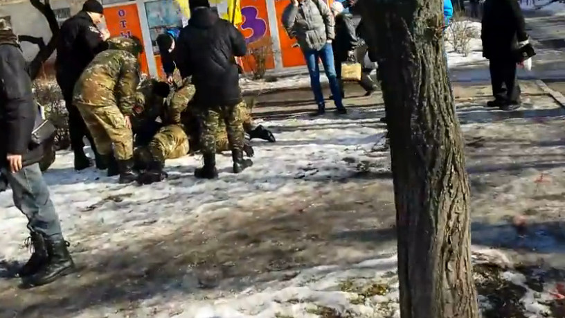 Опубліковано відео моменту вибуху в Харкові