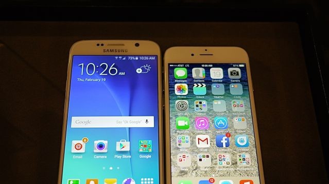 Samsung Galaxy S6 і iPhone