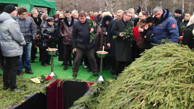 В Москве простились с Немцовым
