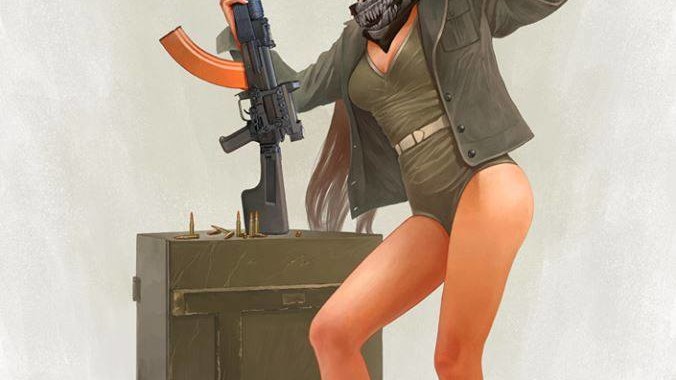 Українські красуні одягнені в стилі мілітарі