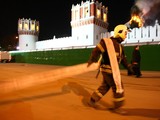 В Москве три часа тушили колокольню Новодевичьего монастыря