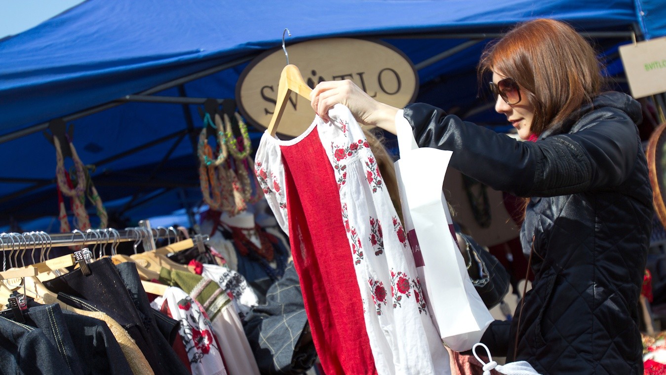 На ярмарке были представлены товары украинского производства