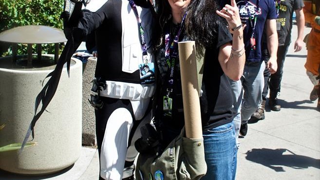 Відвідувачі виставки були не менш яскравими, ніж експонати