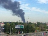 У Москві недалеко від ВДНГ горять склади