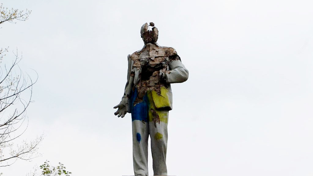 У місті багато руйнувань