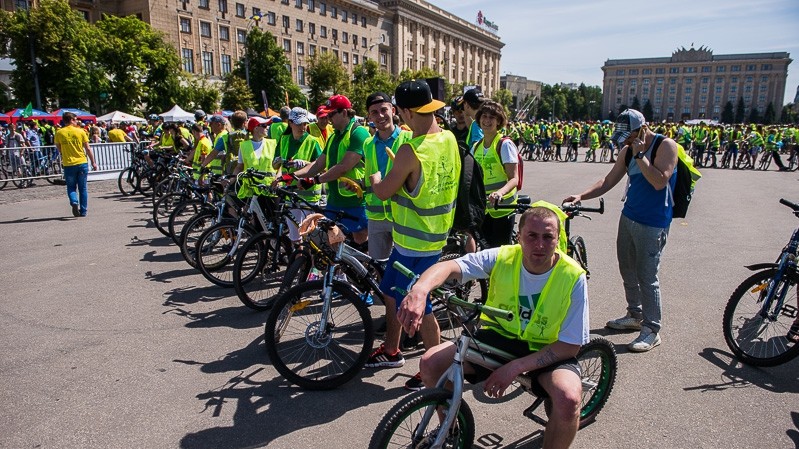 В Харькове прошел Велодень