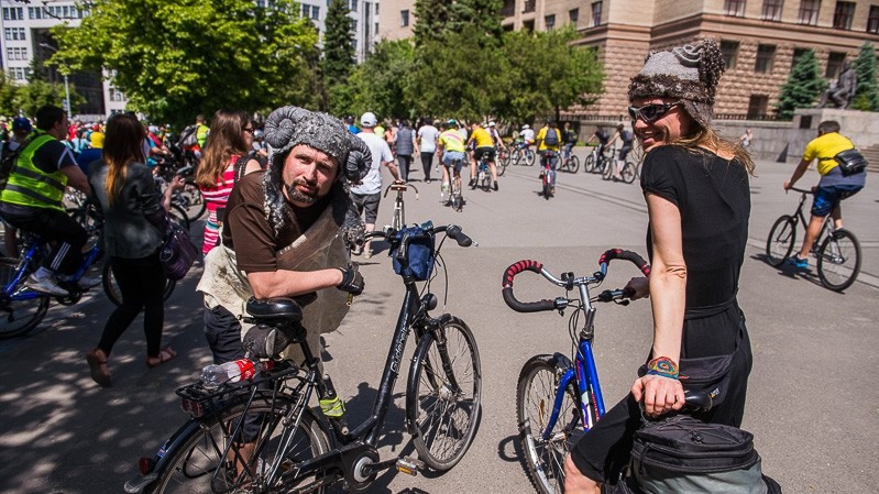 В Харькове прошел Велодень