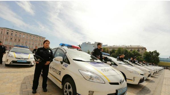 У Києві 4 липня патрульна поліція прийняла присягу. Фото Hromadske