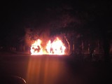 Вночі в Ужгороді згоріли дві автівки
