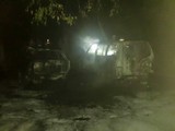 Ночью в Ужгороде сгорели две машины