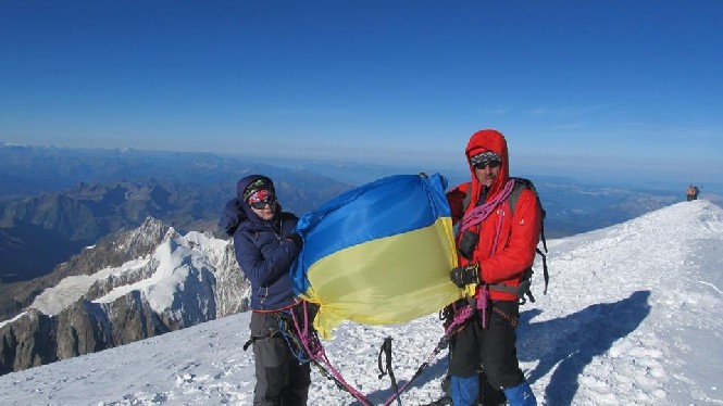 Украинские альпинисты покорили Монблан