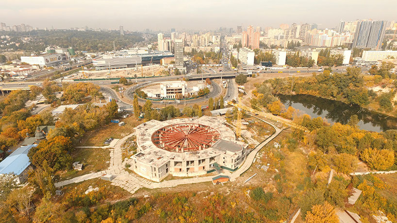 Недостроенный кафедральный собор Украинской Православной Церкви